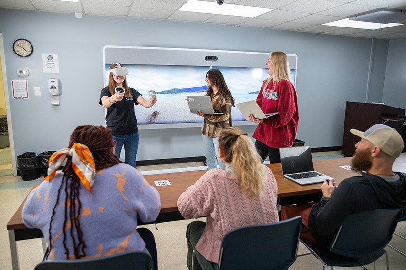 Our Virtual Reality Lab provides an immersive environment that enhances the training and learning experiences and opens opportunities for research and practice for both students and professionals in the field of counseling and allied professions.
