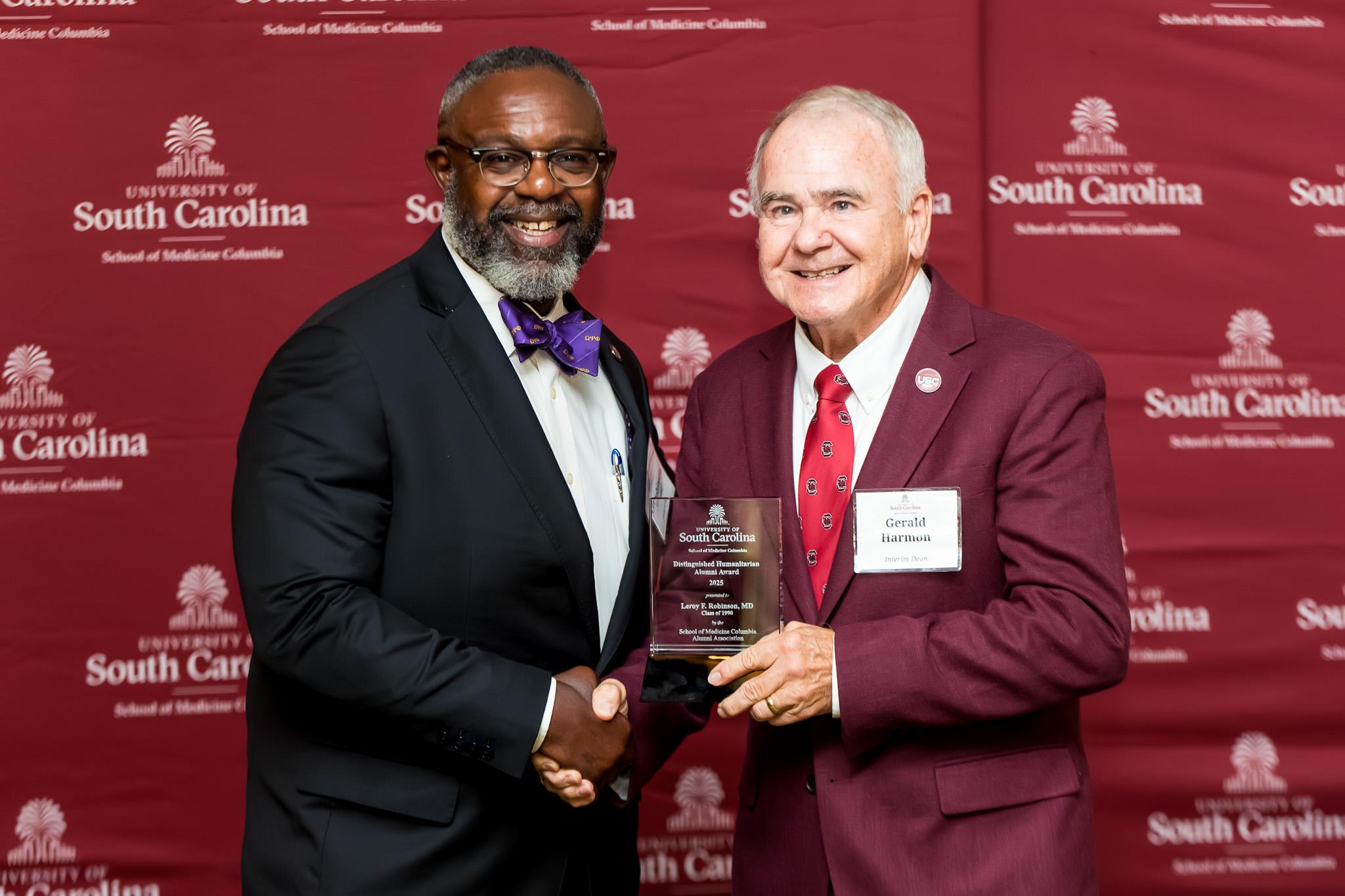Distinguished Humanitarian Alumni Award: Leroy F. Robinson, MD (1990)