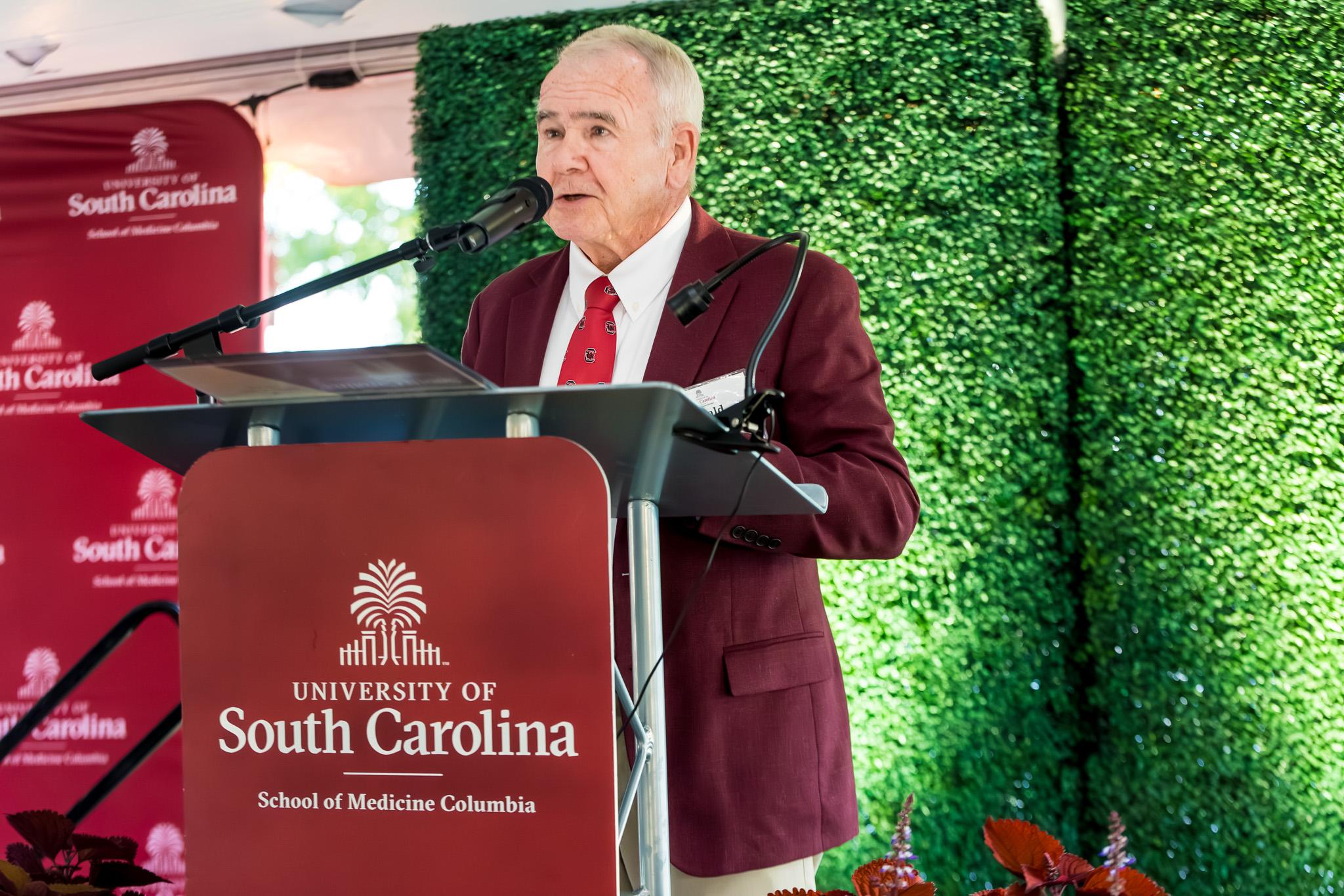 Dr. Gerald Harmon, dean at the School of Medicine Columbia