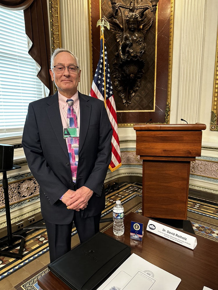 David Rotholz at the White House