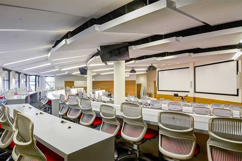 Interior of the UofSC School of Medicine Greenville lecture hall