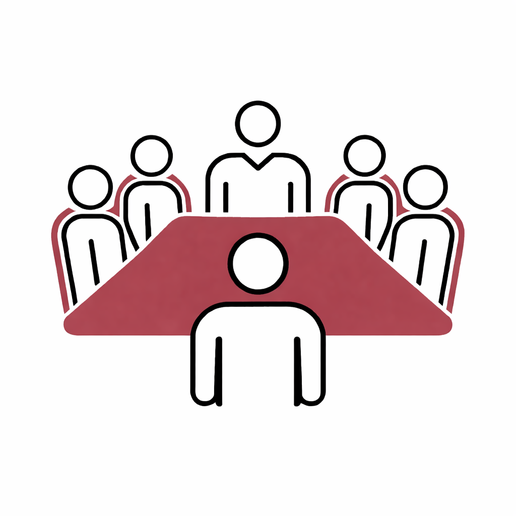People meeting around the table