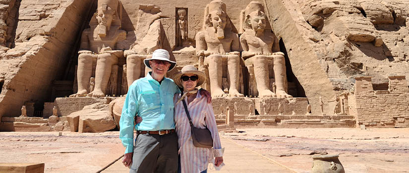 Banner Image of Bernard and Bonnie Banks in Egypt
