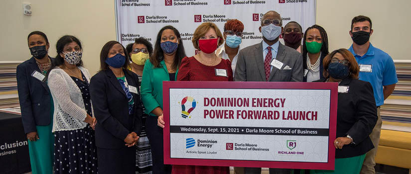 Banner Image of Richland One School District representatives at the Power Forward launch event