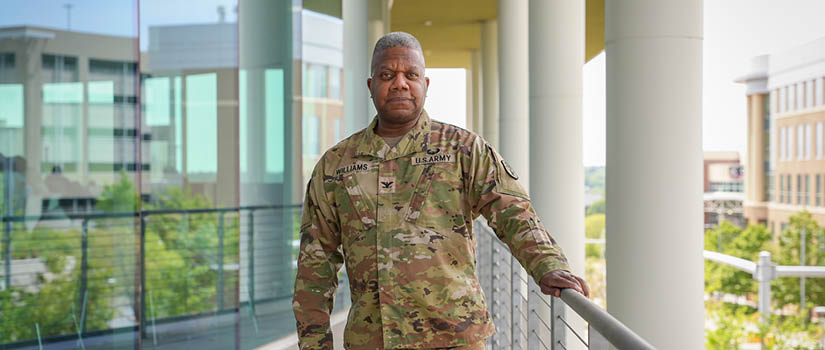 Image of Col. Richard L. Williams at the Moore School