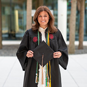 Image of Frances Anderson in her cap and gown