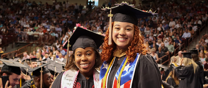 Image of Moore School graduates at commencement