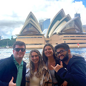 Image of Stephen Fredenberg with his classmates in Sydney