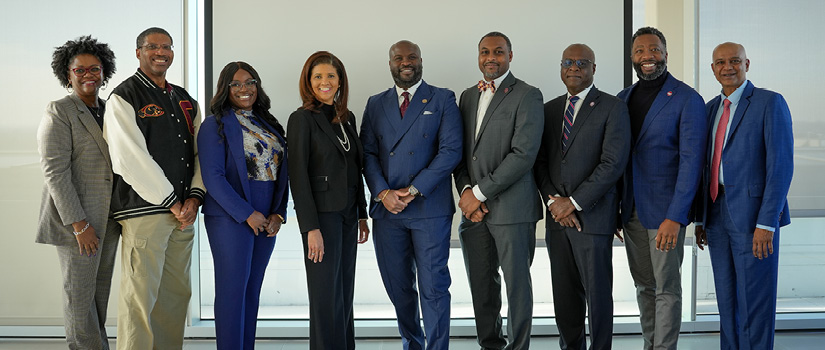 Image of deans and senior leaders for USC, the Moore School and South Carolina HBCUs