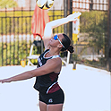 McKenzie Nichols playing volleyball