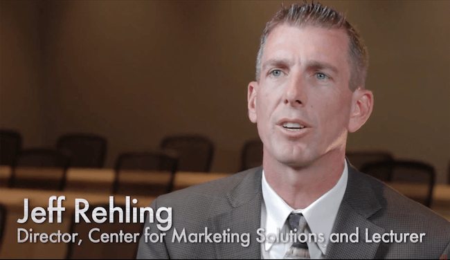 Jeff Rehling, Director, Center for Marketing Solutions