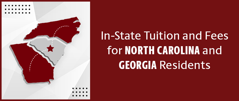 In-state tuition and fees for North Carolina and Georgia residents.