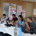 students in design thinking class