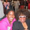 Dr. Johnson with the Queen of Gospel Music, Albertina Walker (2004).
