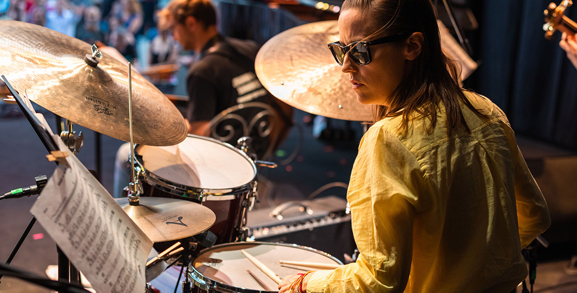 Colleen Clark performs at Umbria Jazz Festival