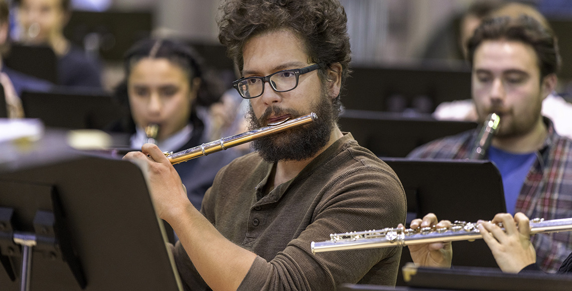 Wind Ensemble musicians