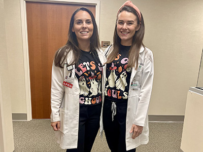 Casey Purcell with friend