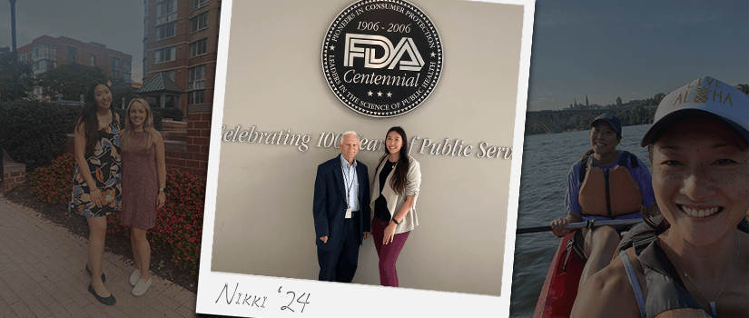 Student with Supervisor at FDA