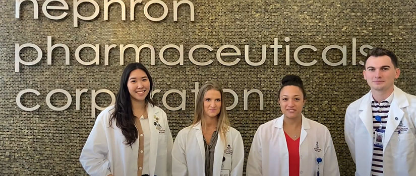 Four students at Nephron