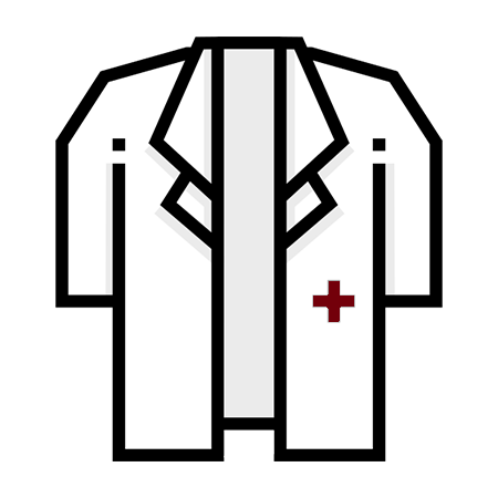 White coat illustration