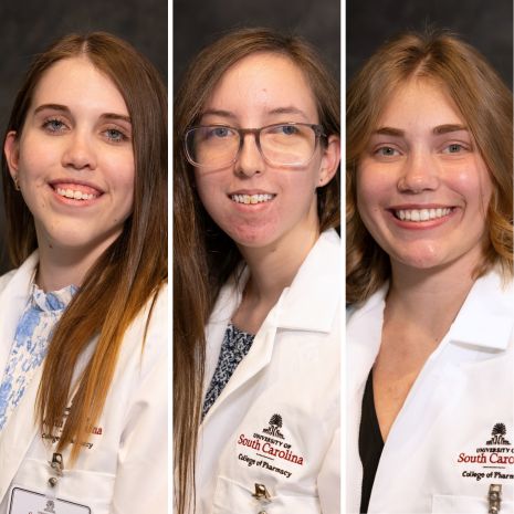 three student portraits