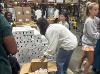 SNG students volunteering with Harvest Hope