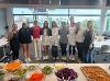 SNG students at a cooking demo