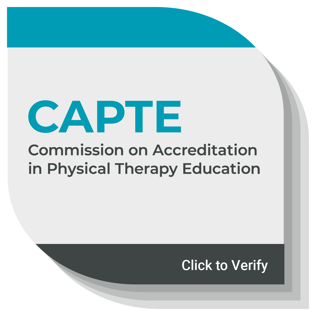 Commision on Accreditation in Physical Therapy Education - Click to Verify 