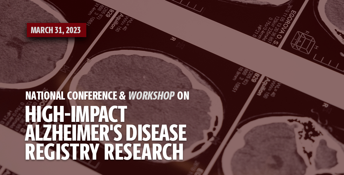 2023 Alzheimer's Disease Registry Research virtual conference