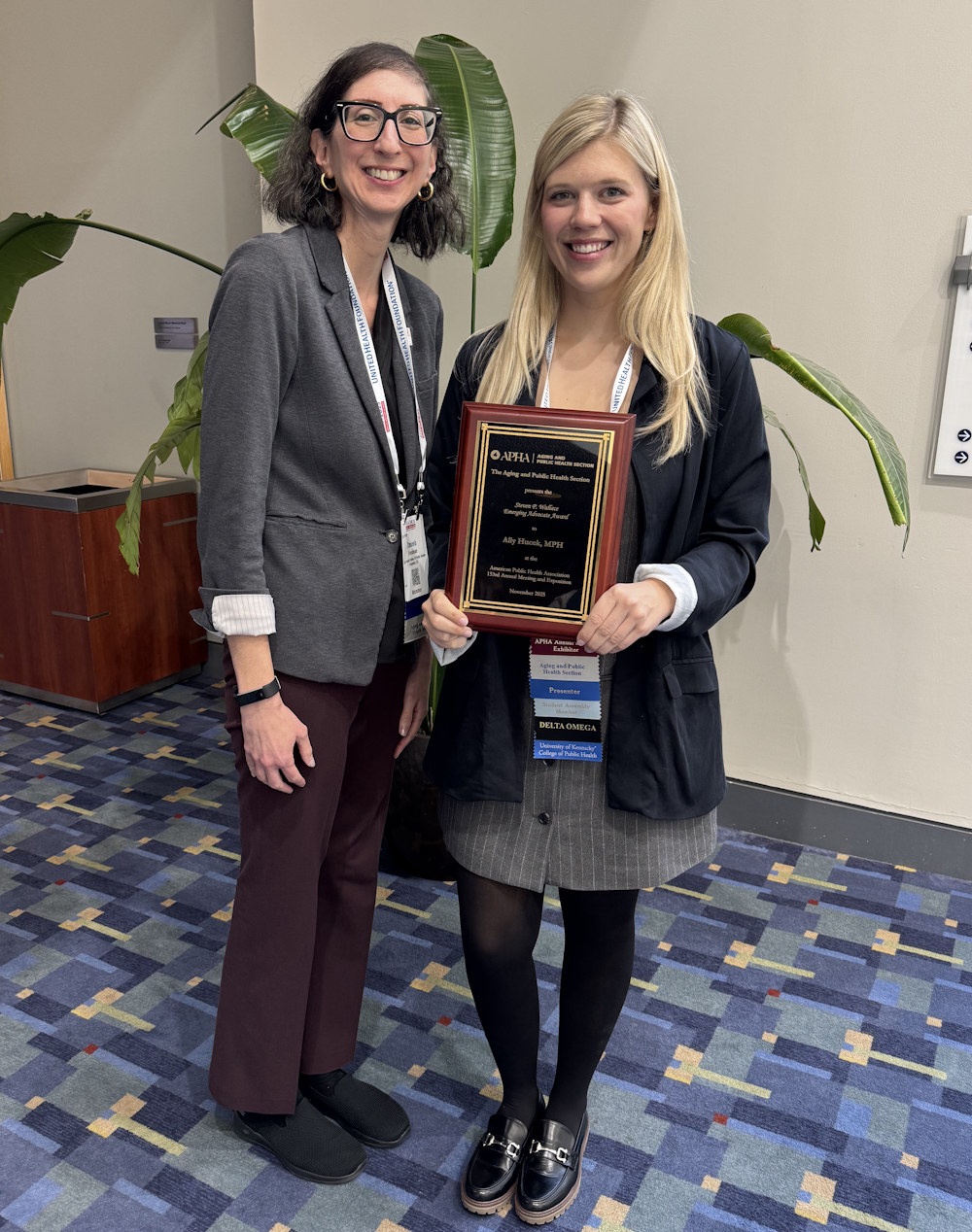 Daniela Friedman (left) and Ally Hucek