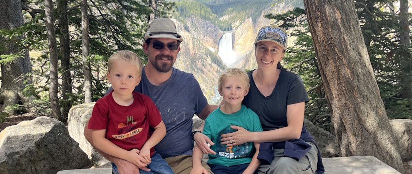 Becky George and family