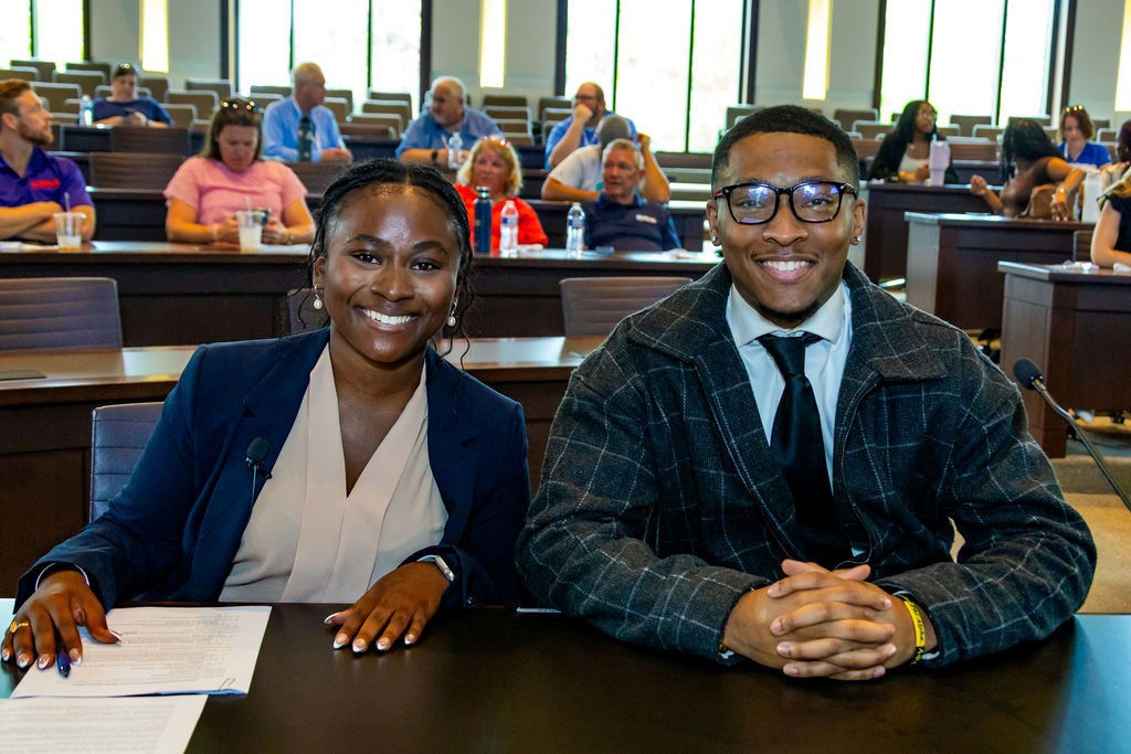 Krishna Williams and Chris Gresham