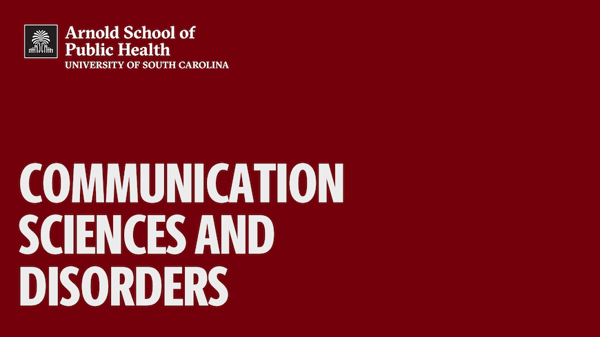 Communication Sciences and Disorders video title card