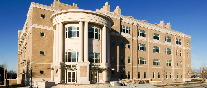 Street view of the front of the Arnold School of Public Health Research Center building
