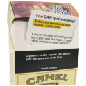 Cigarette pack with warning insert