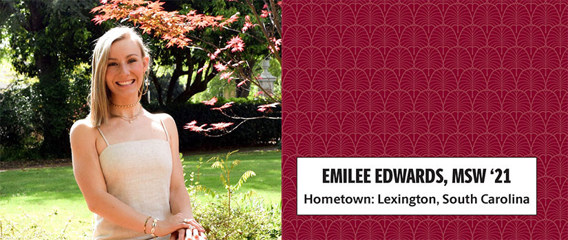 Master of Social Work student Emilee Edwards