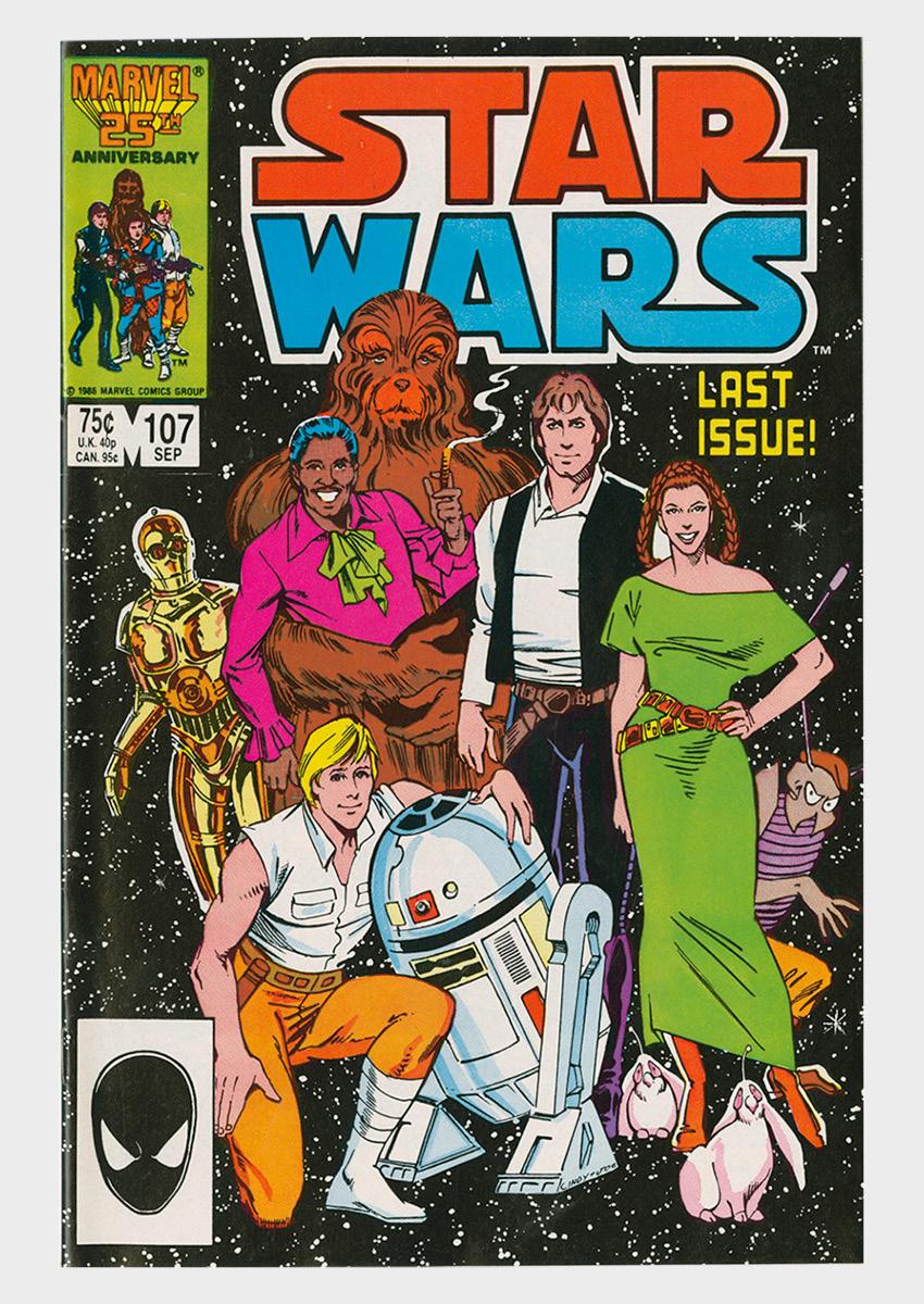 Star Wars comic book cover