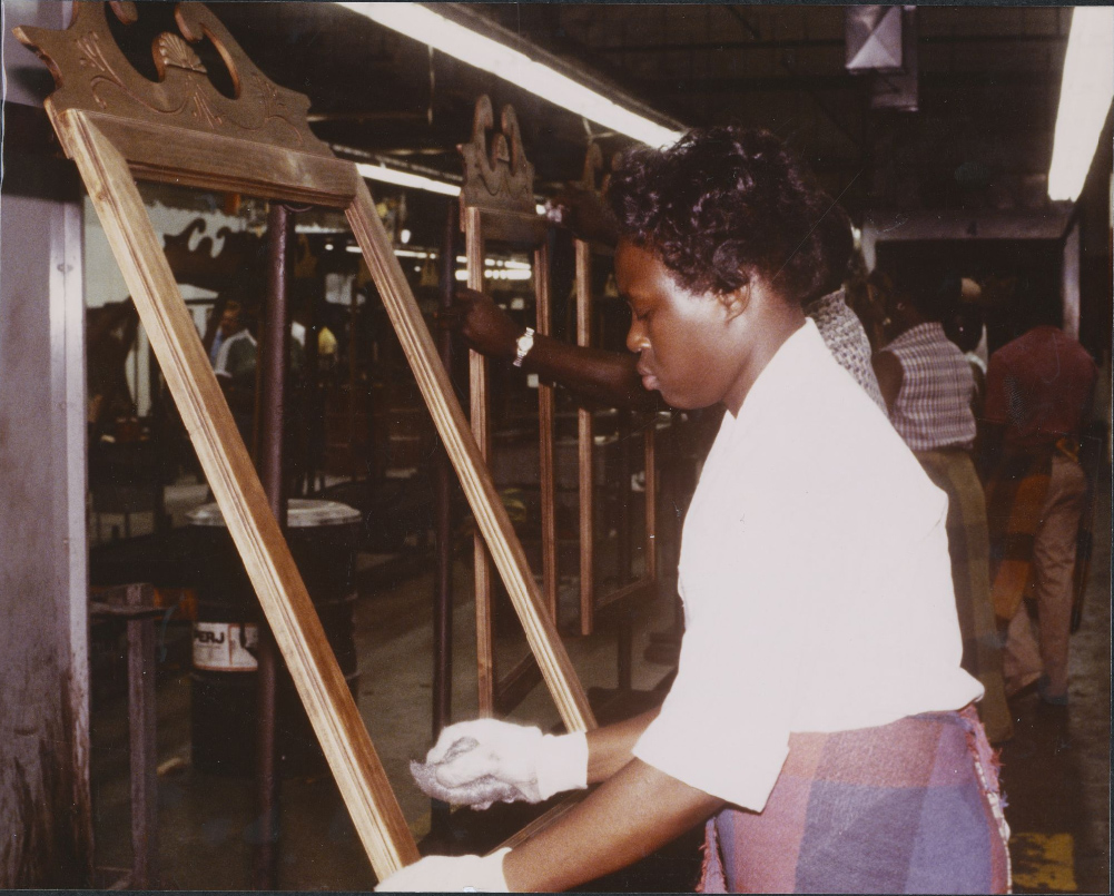 Throughout the company’s history, workers’ rights were an important issue. Williams Furniture Company was a union shop at a time when unionization was uncommon in the South.