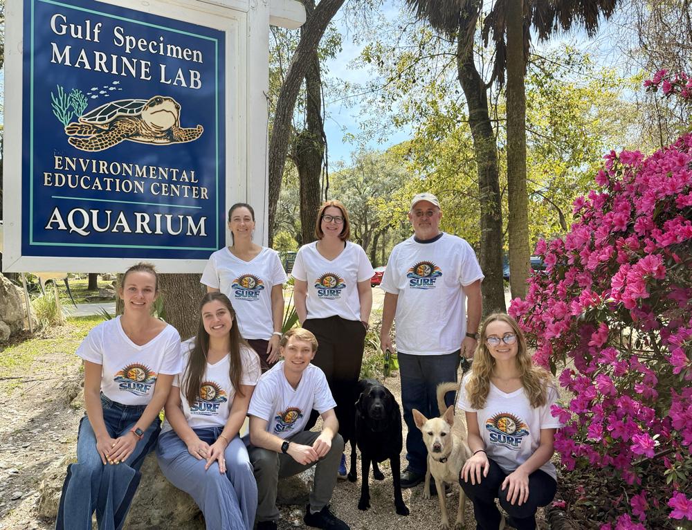 Students and faculty conduct fertility research using sea urchin gametes in Florida.