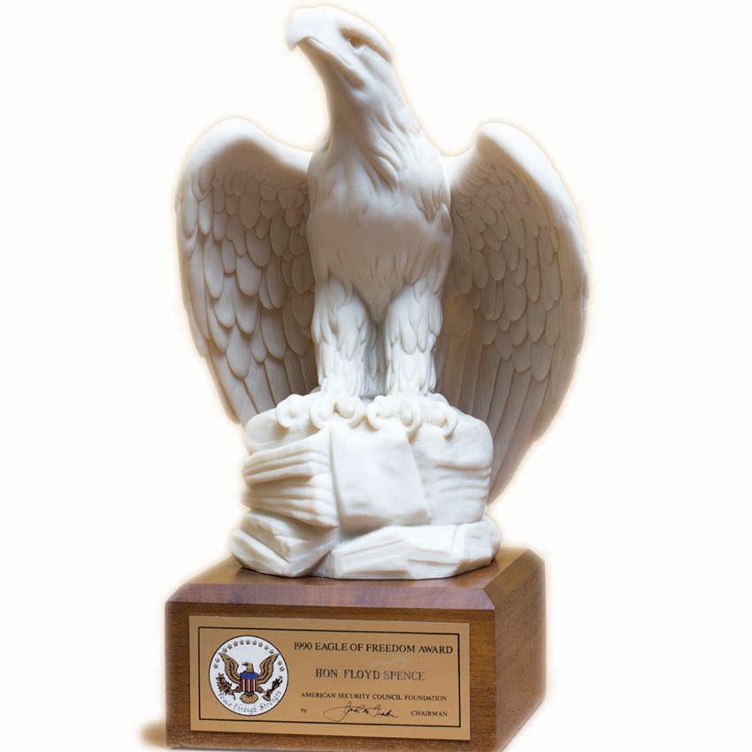 EAGLE STATUETTE, U.S. REP. FLOYD SPENCE 