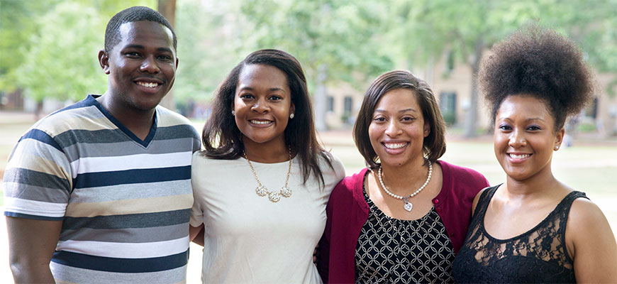 students with the program director of MAPP