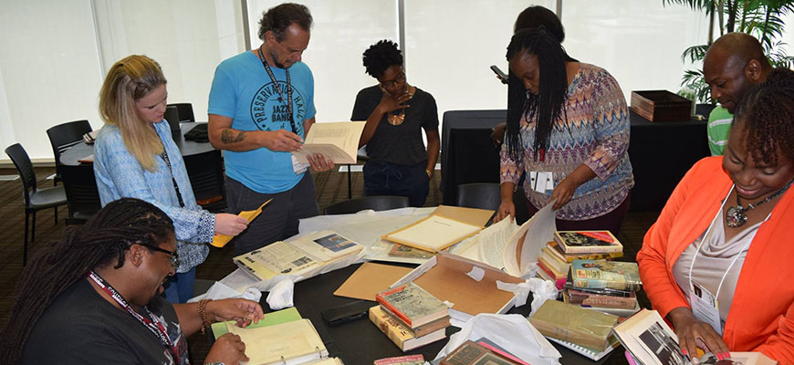 Teachers at Civil Rights Institute