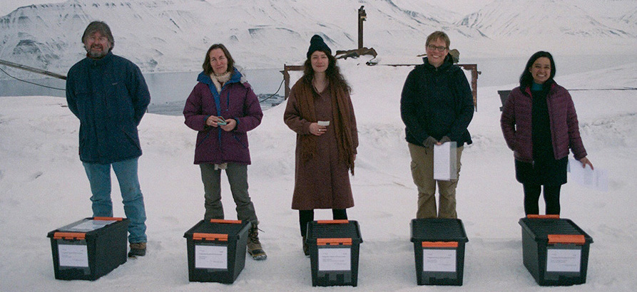 Artists in Svalbard, Norway