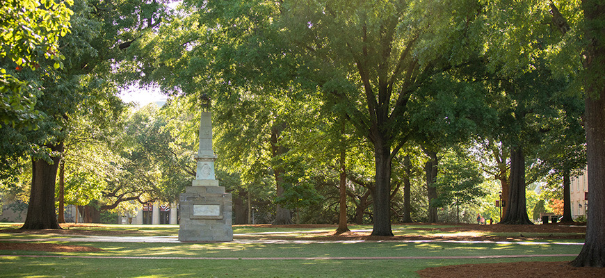 Maxcy Monument on the Historic Horseshoe