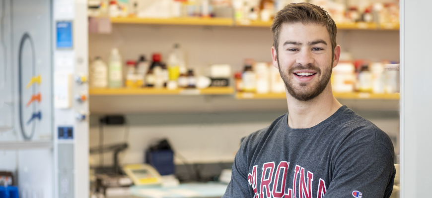 Jeremy LaPointe in a lab