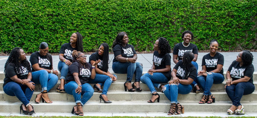 Black Girls in Social Work group photo