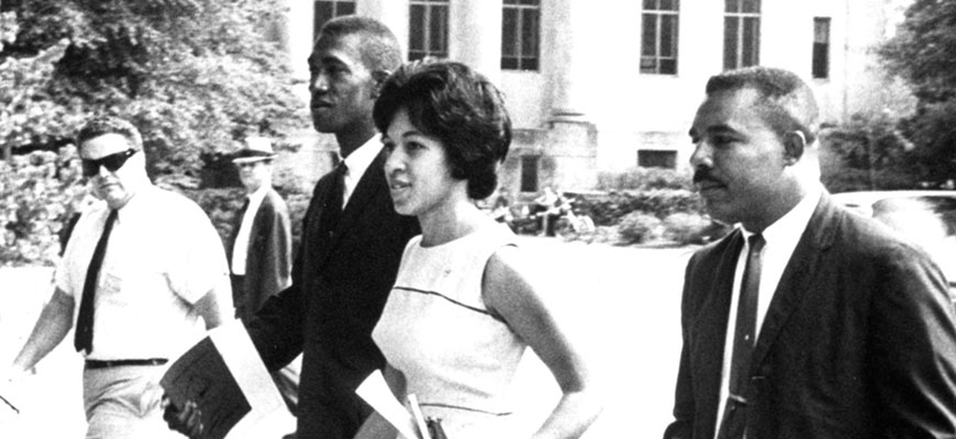 Robert G. Anderson, Henrie Monteith Treadwell and James L. Solomon Jr. in 1963