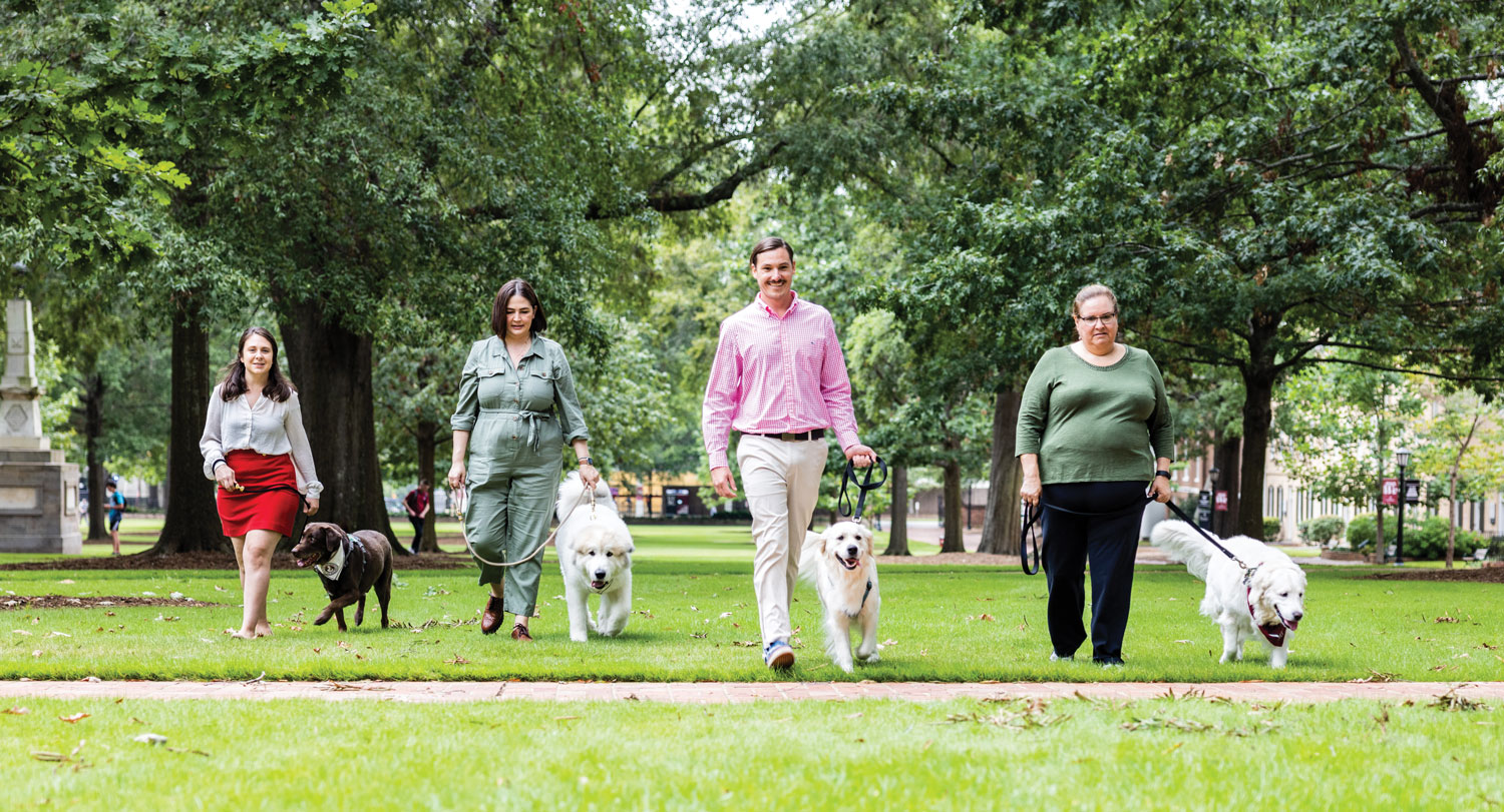 Dogs of USC on the Horseshoe