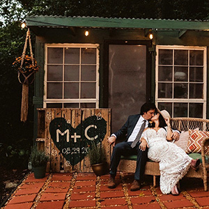 Mackenzie and Chance Edwards got married at a DIY venue during the pandemic.