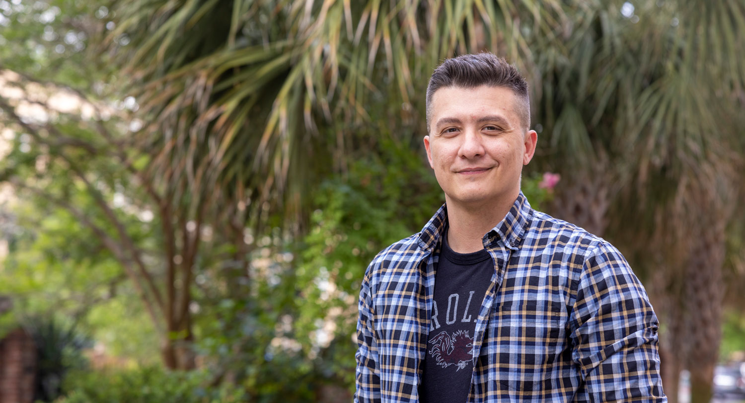 Ryan Buell on the USC horseshoe